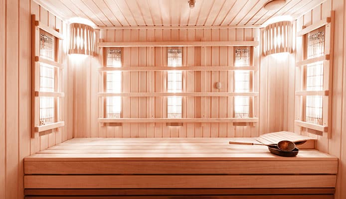 radiant sauna