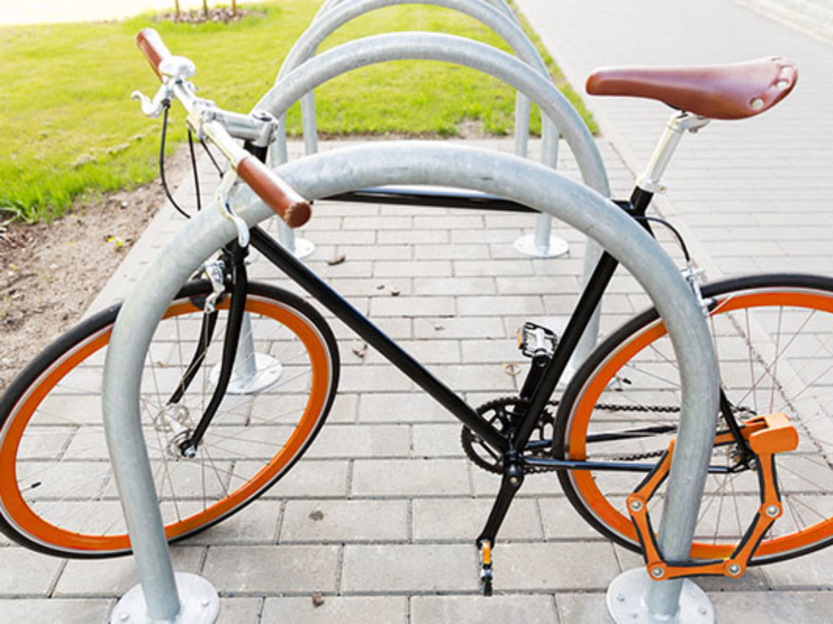 store bike outside